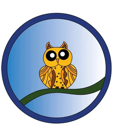 MDF Pre Marked Round owl