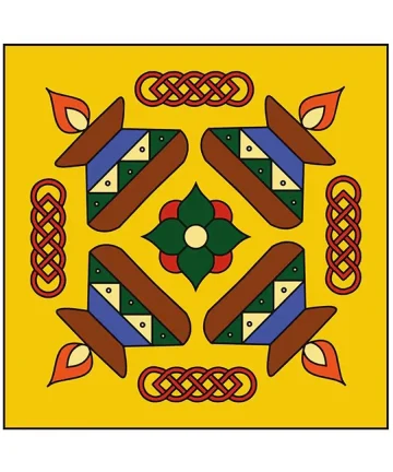 MDF Pre Marked Sqaure Mandala