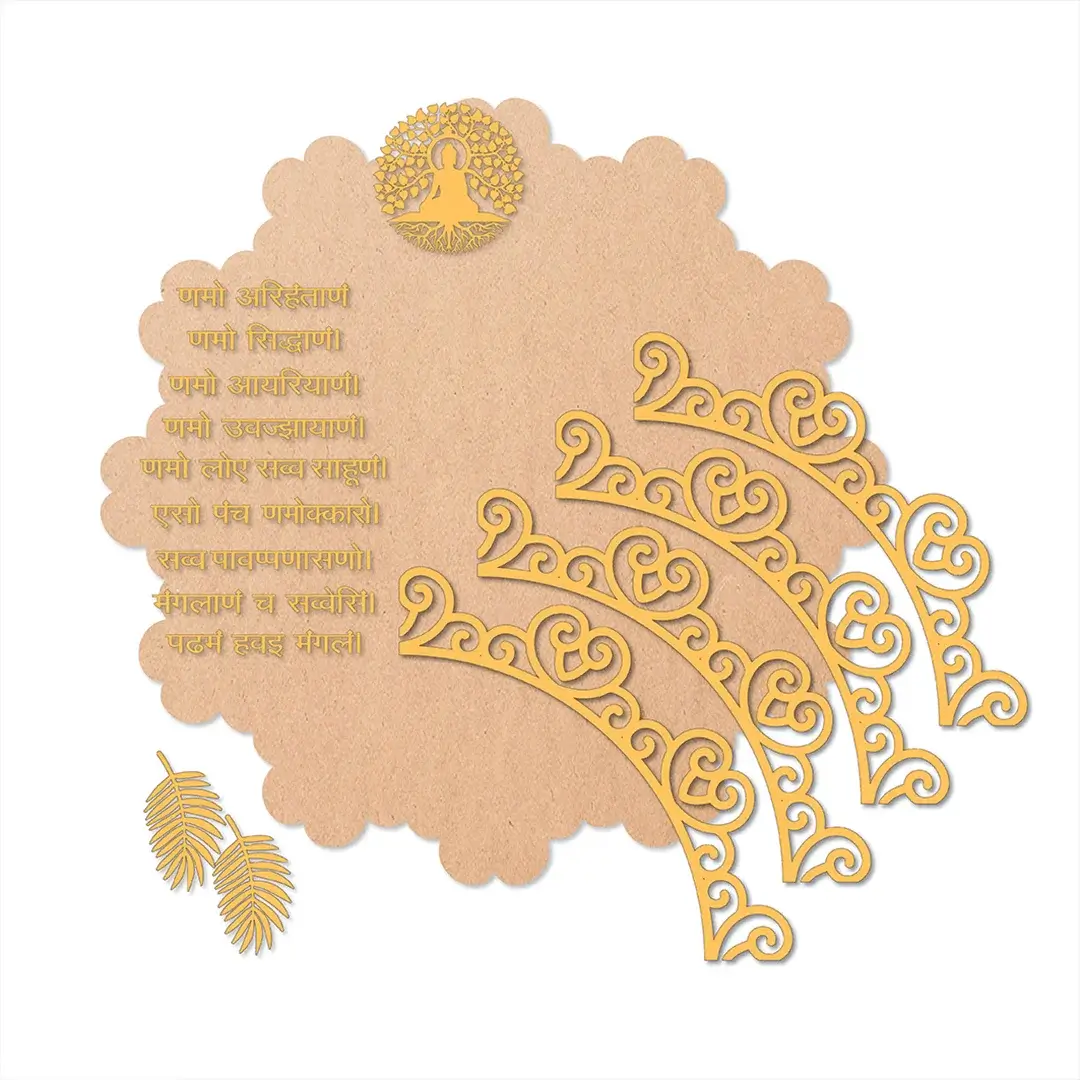 DIY Resin Art Shloka Cutout