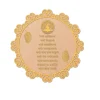 DIY Resin Art Shloka Cutout