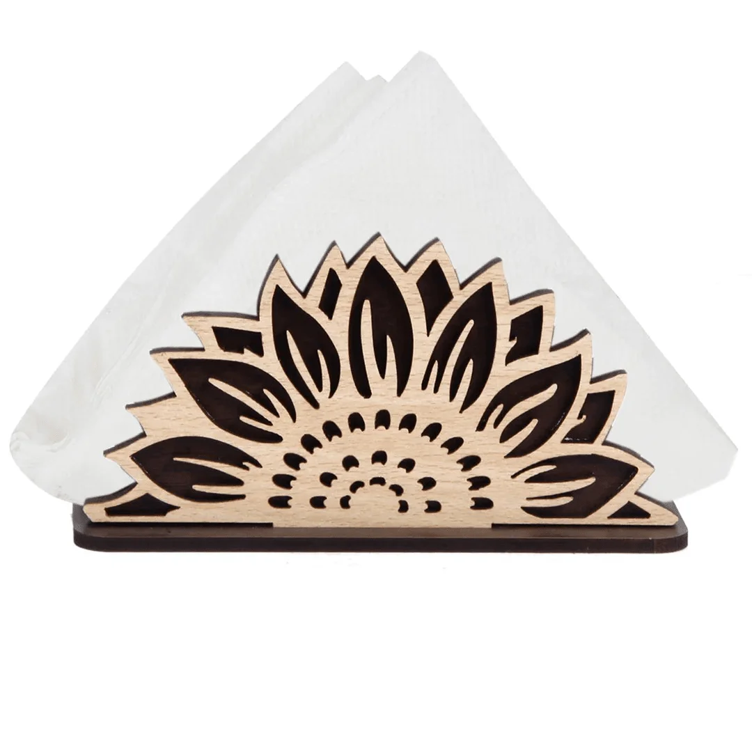 Wooden Tissue Holder