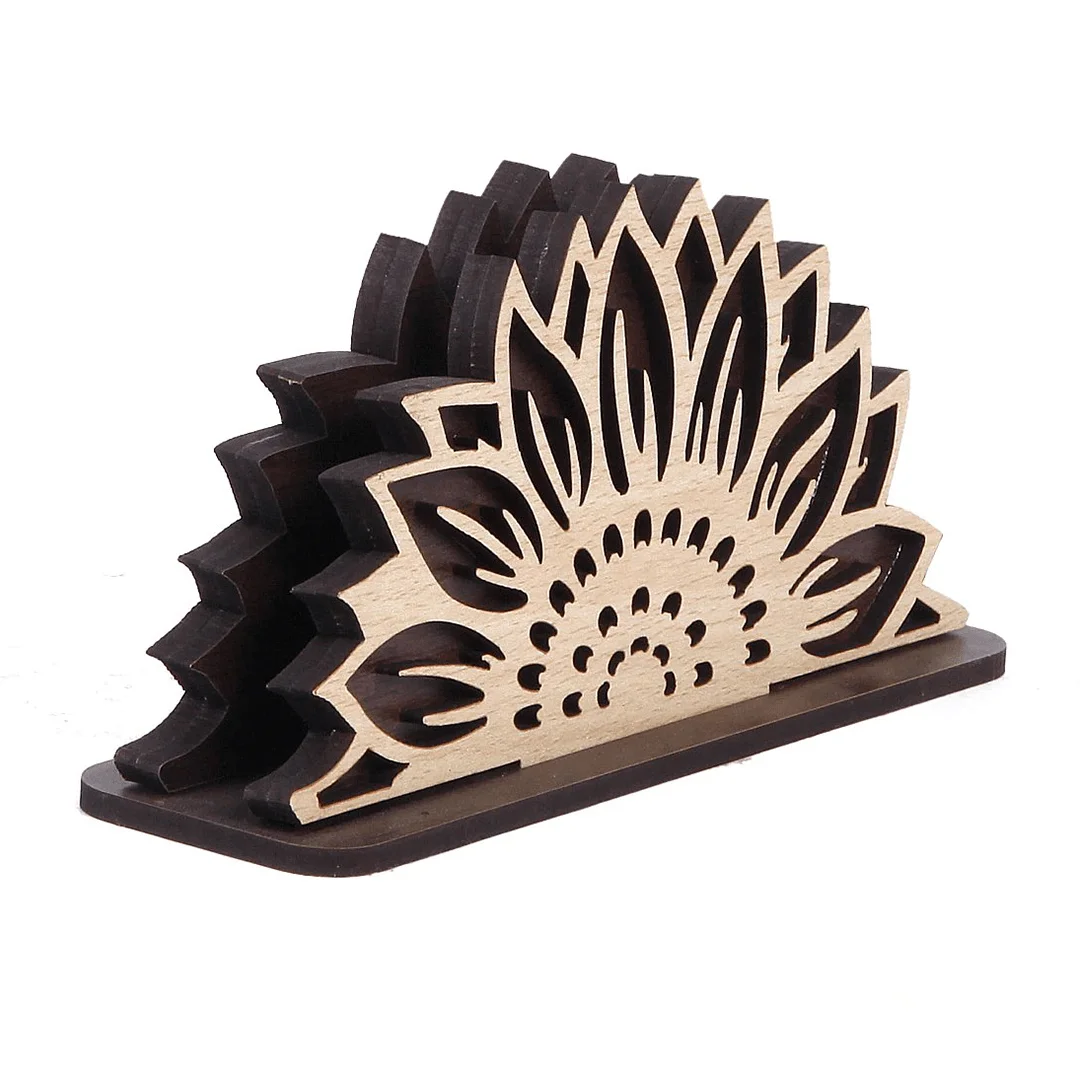Wooden Tissue Holder