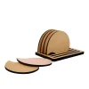 Mango Shape Coasters- Set of 6 Pcs