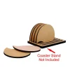 Mango Shape Coasters- Set of 6 Pcs