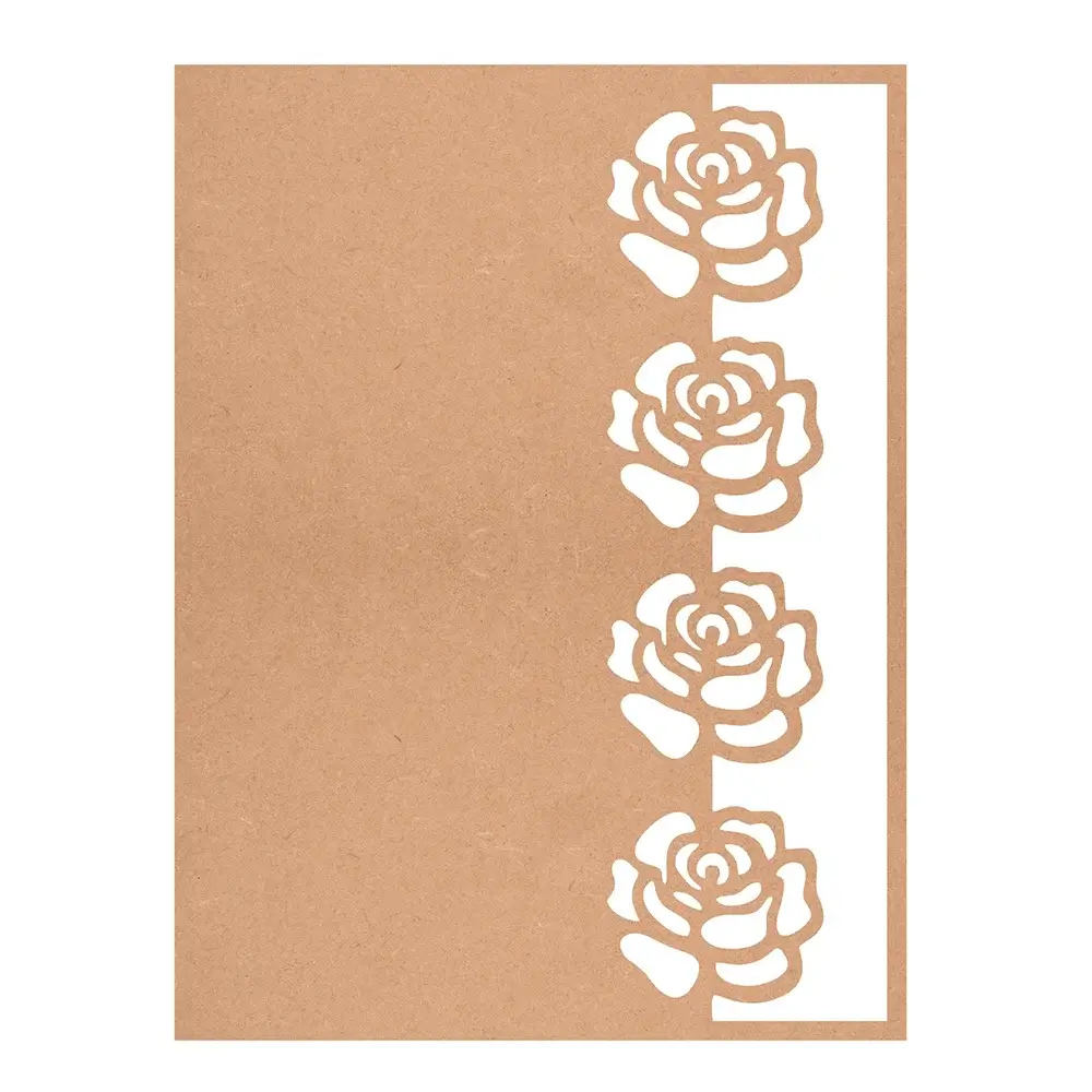 Rose Leaves MDF Table Mat