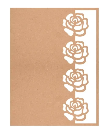 Rose Leaves MDF Table Mat
