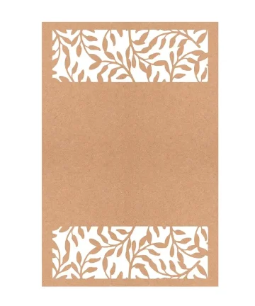 Rose Leaves MDF Table Mat