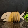 Fish Shape Coaster - Set of 4 Fish Shape Coaster - Set of 4