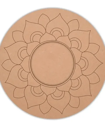 Pre Marked Round Tea Light Holder