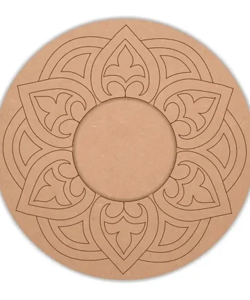 Pre Marked Round Mandala Tea Light Holder