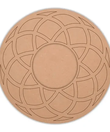 Pre Marked Tea Light Base