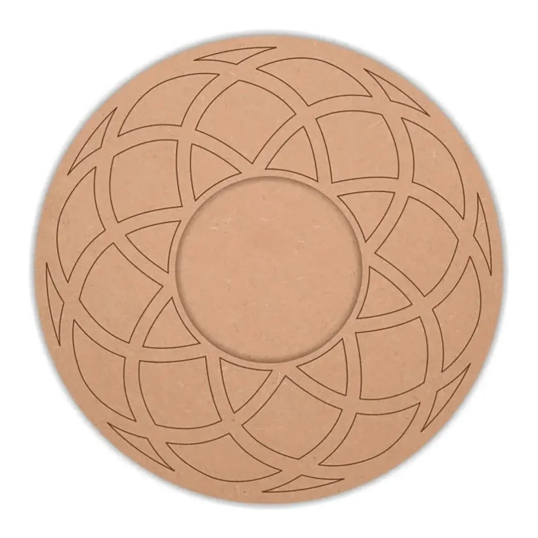 Pre Marked Tea Light Base Pre Marked Tea Light Base
