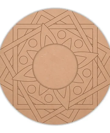 Pre-Marked Round Tealight Holders