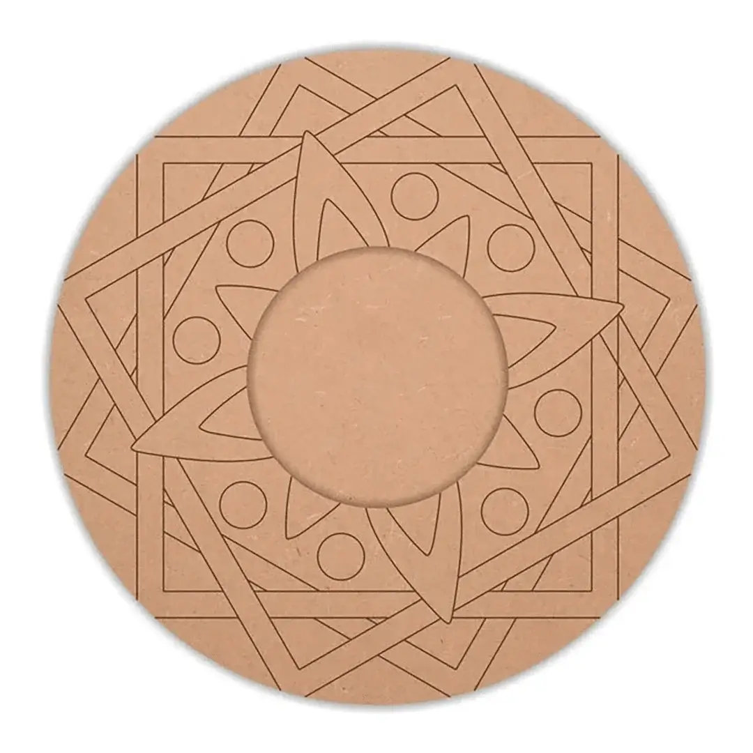 Pre-Marked Round Tealight Holders