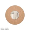 Designer MDF Mirror Base