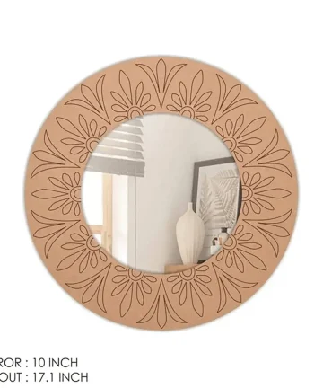 Designer MDF Mirror for DIY Home Decoration
