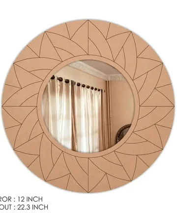 Designer MDF Mirror for DIY Base