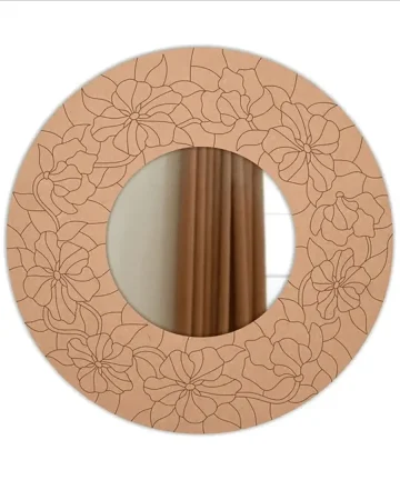 MDF Design Mirror Base