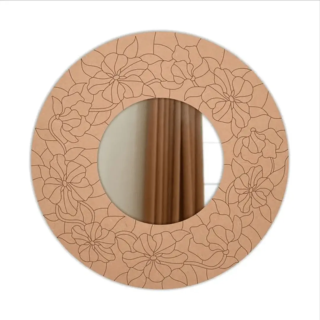 MDF Design Mirror Base