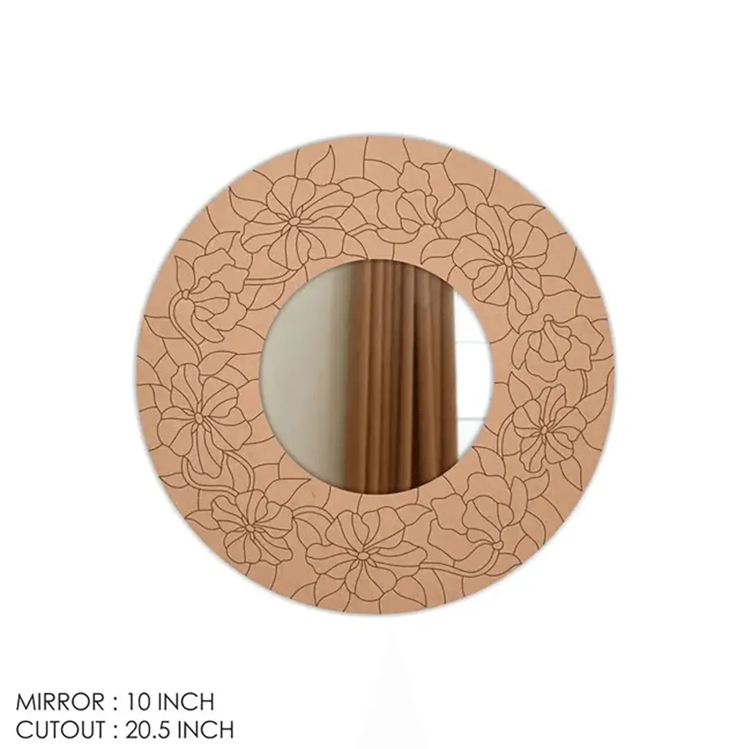 MDF Design Mirror Base