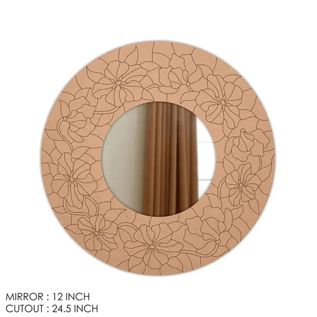 MDF Design Mirror Base