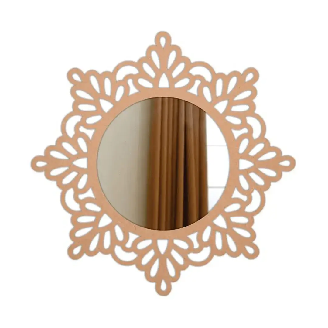 Designer MDF Mirror for DIY Home Decor