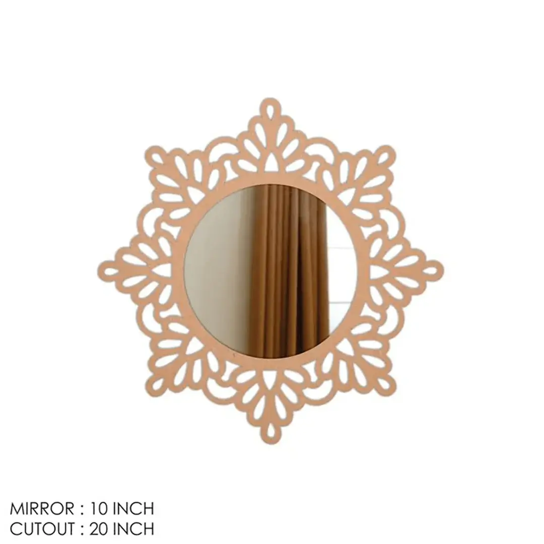 Designer MDF Mirror for DIY Home Decor