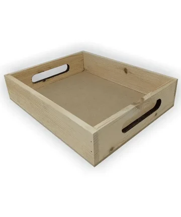 Pinewood Rectangle MDF Tray Base