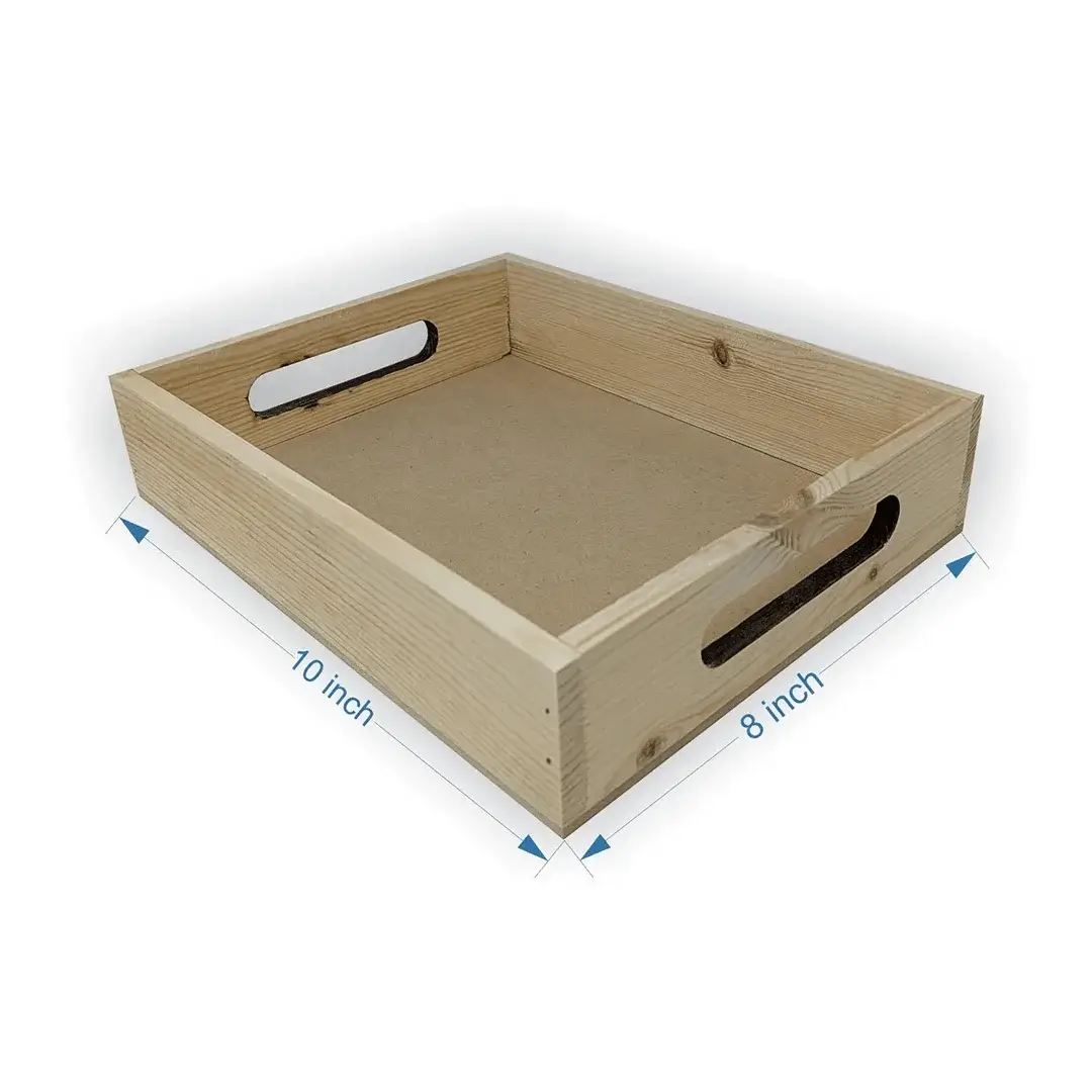 Pinewood Rectangle MDF Tray Base