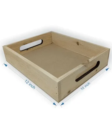 Pinewood Rectangle MDF Tray Base