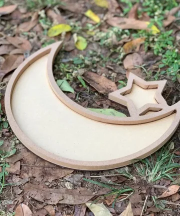 Star & Moon Pattern Tray