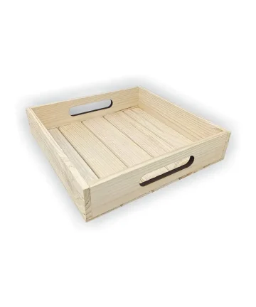 Pinewood Wooden Tray Base