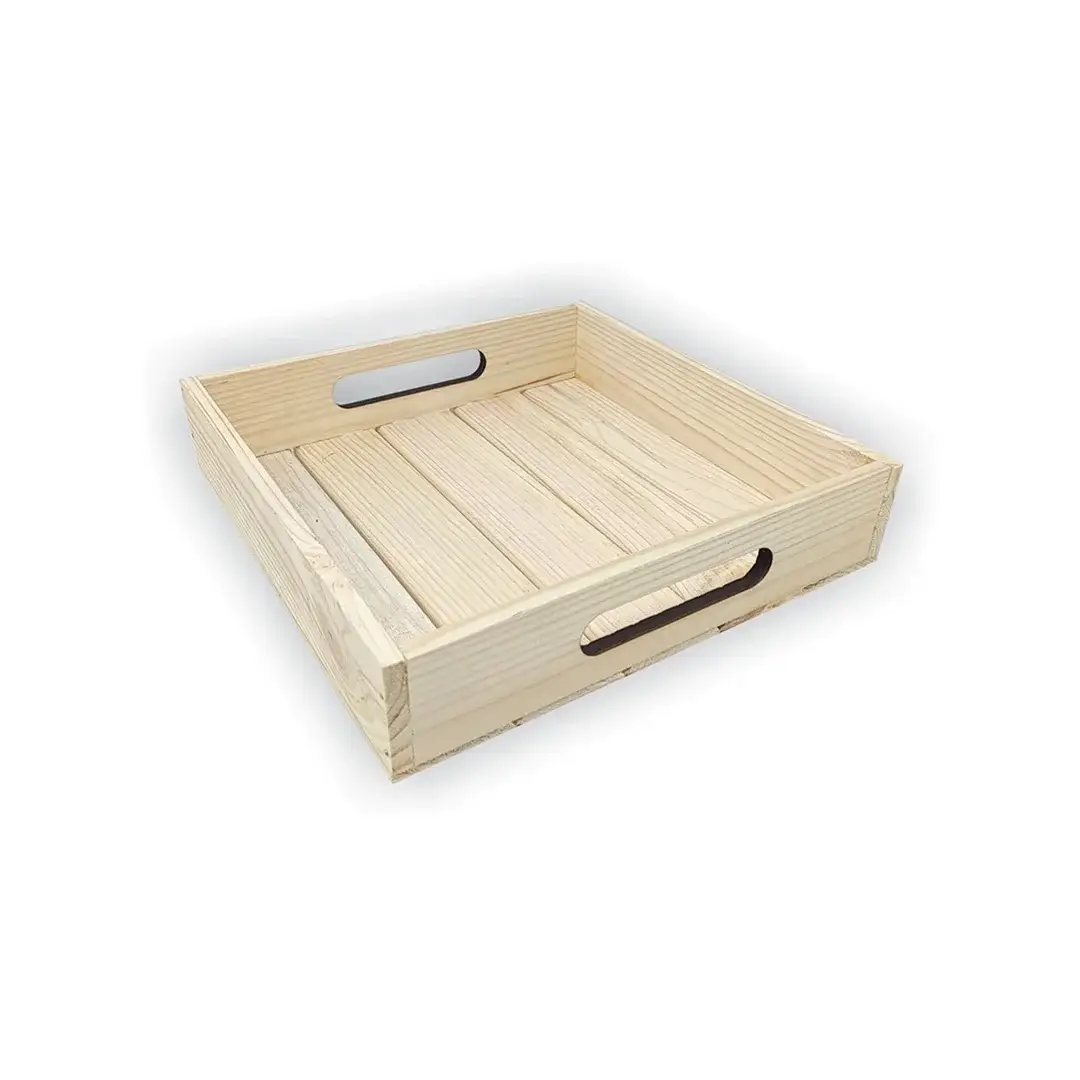 Pinewood Wooden Tray Base