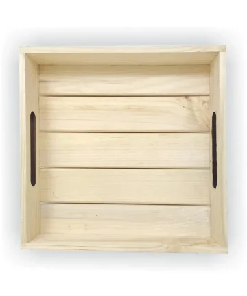 Pinewood Wooden Tray Base