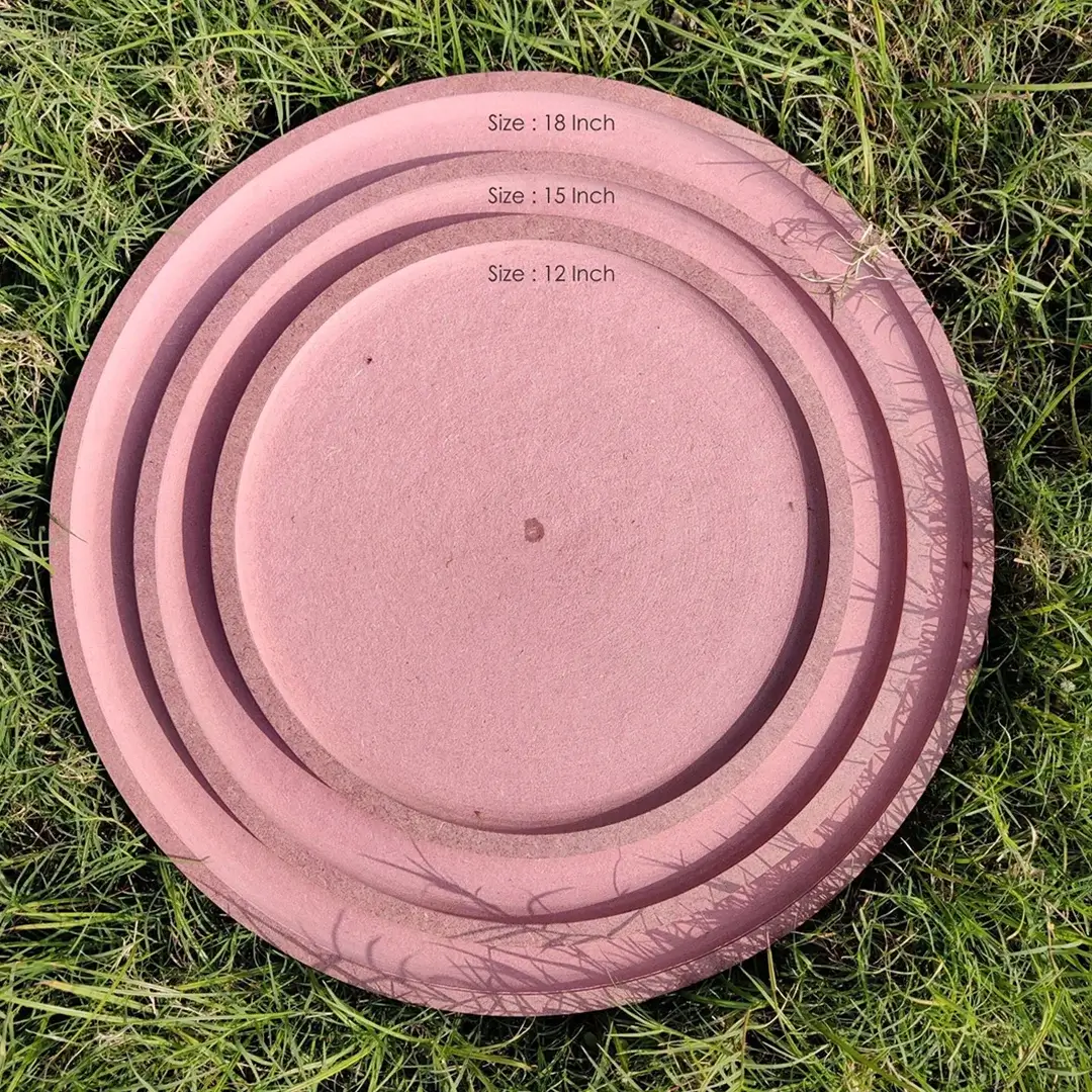 Round MDF Wall Plate