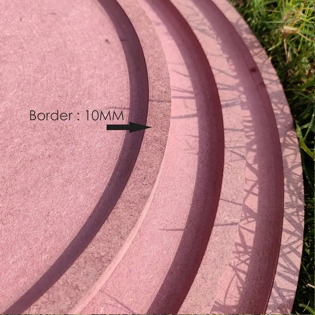 Round MDF Wall Plate