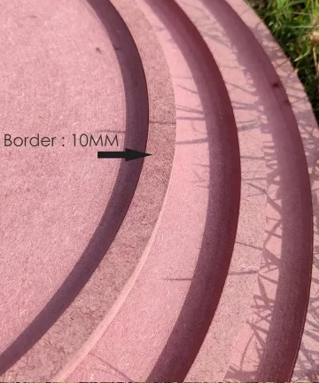 Round MDF Wall Platev