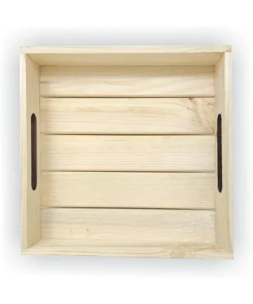 Pinewood Square Wooden Tray