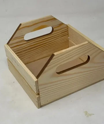 Wooden Tray With Handle