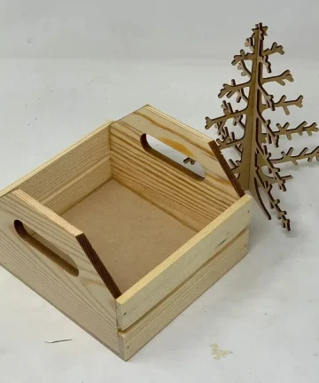 Wooden Tray With Handle