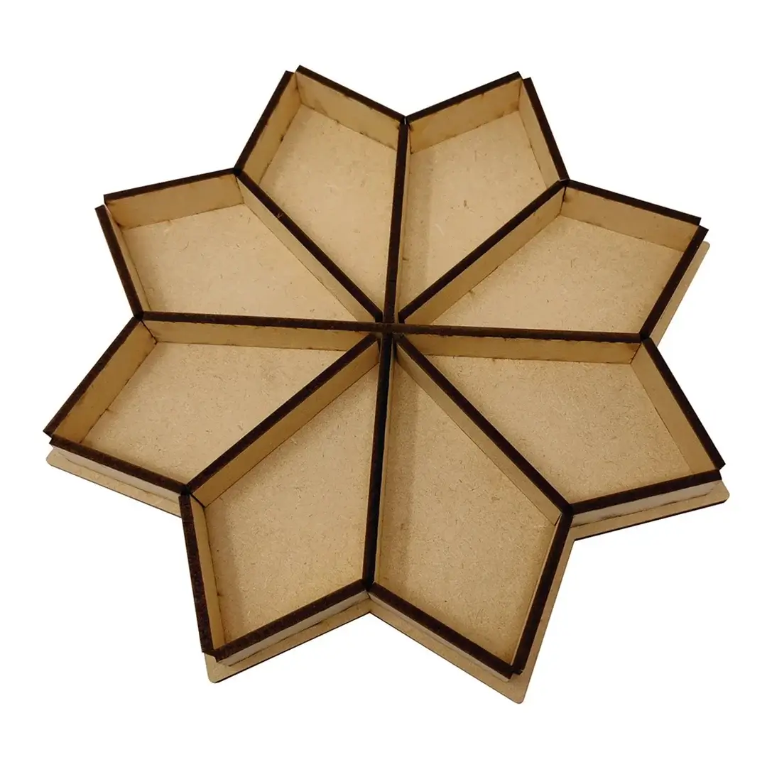 Geometric Pattern MDF Tray
