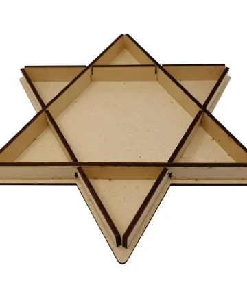 Star Pattern MDF Tray