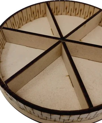 Round Pattern MDF Tray