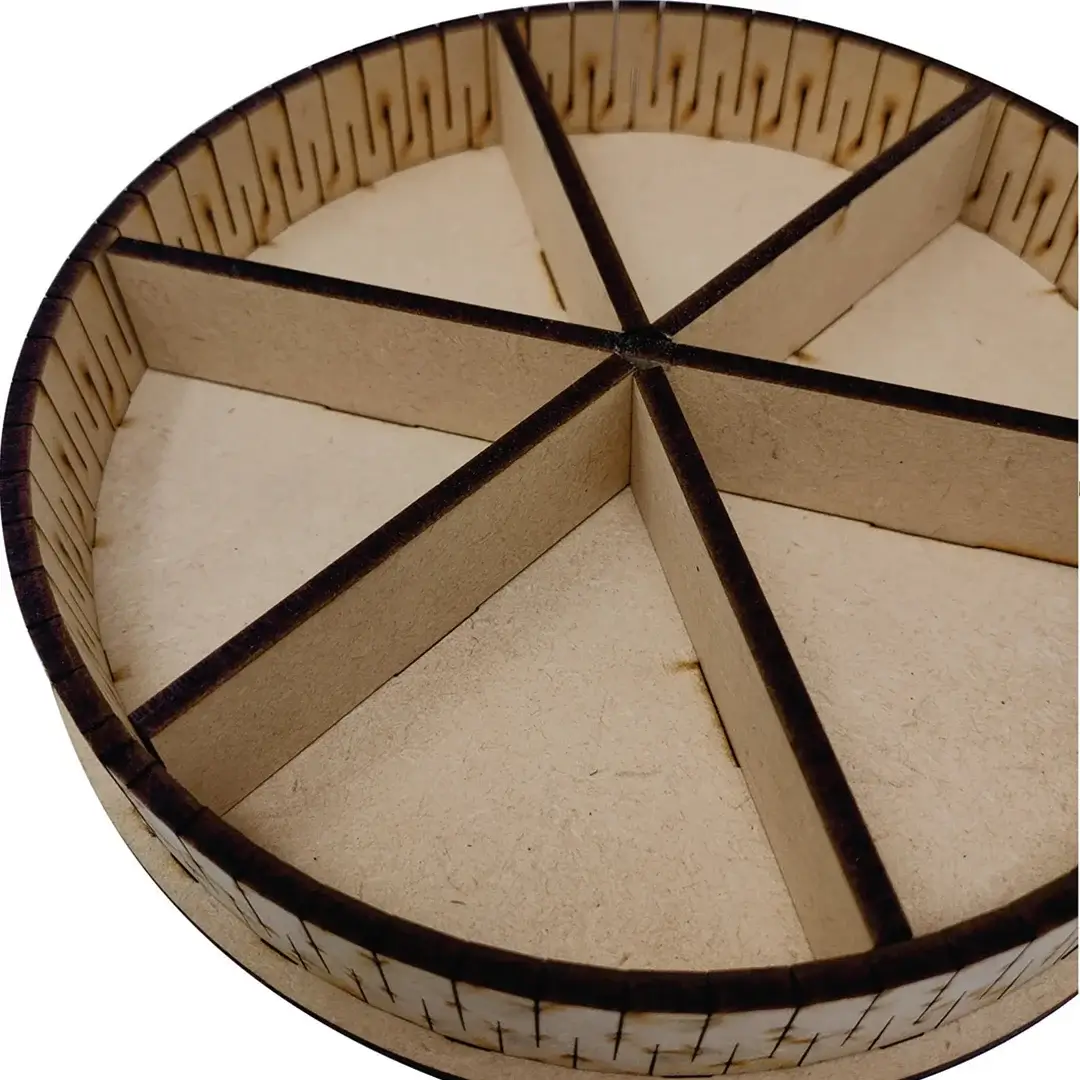 Round Pattern MDF Tray