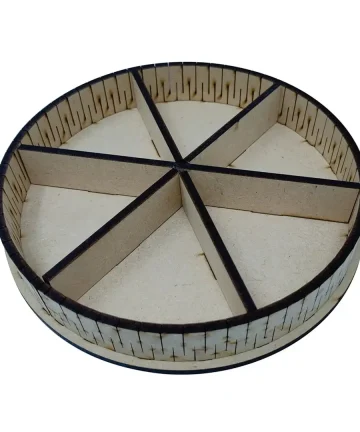 Round Pattern MDF Tray