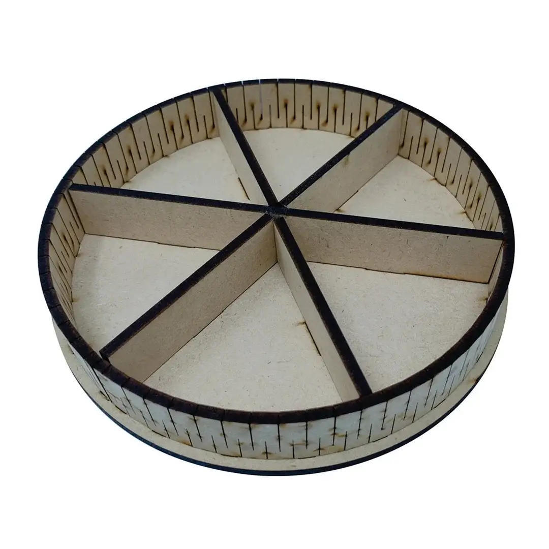 Round Pattern MDF Tray