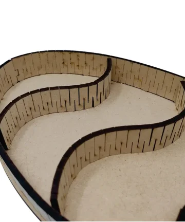 Oval Pattern MDF Tray Base
