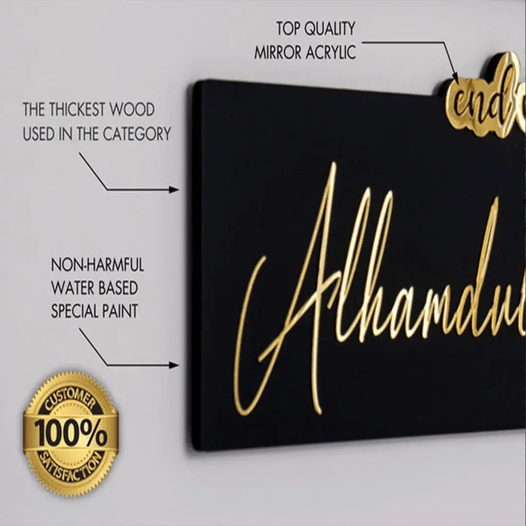 Start with Bismillah End with Alhamdulillah Islamic Wall Art Start with Bismillah End with Alhamdulillah Islamic Wall Art