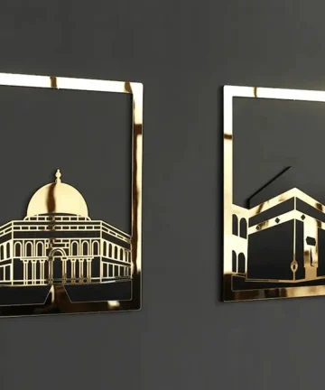 Masjid Al Aqsa, Masjid Al-Haram & Masjid An-Nabawi Islamic Wall Art