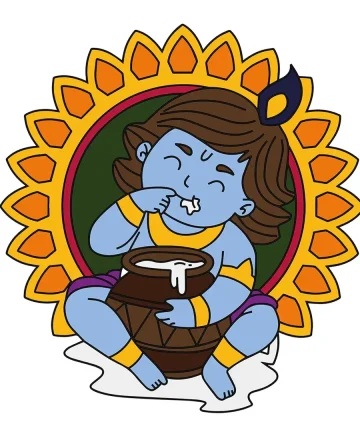 Krishna Pre Marked Cutout